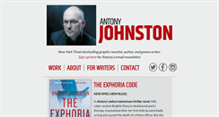 Desktop Screenshot of antonyjohnston.com