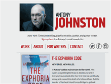 Tablet Screenshot of antonyjohnston.com